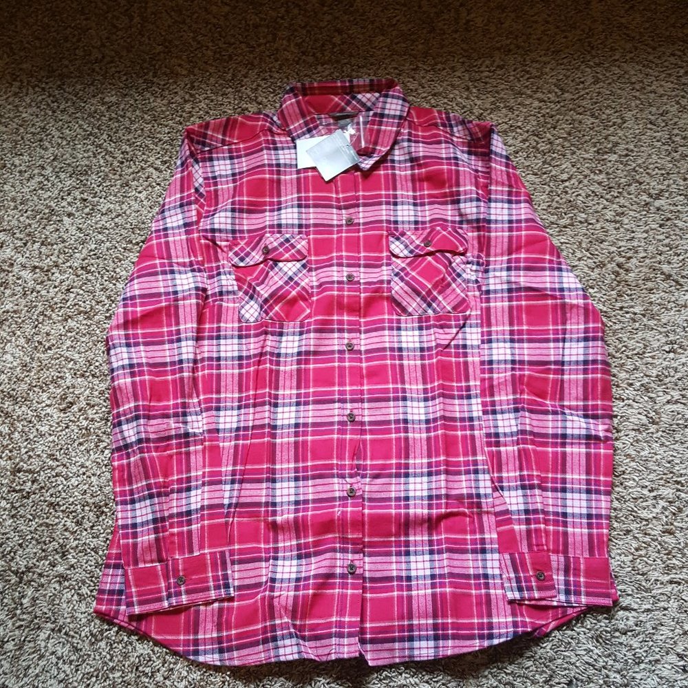 Red Plaid Buttondown- NWT
